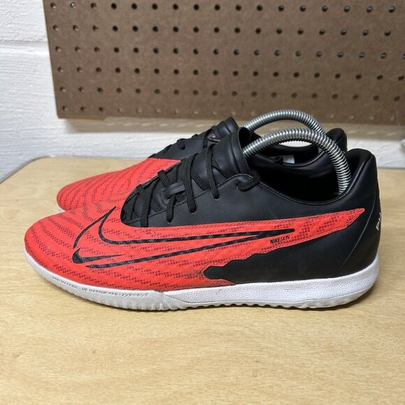 Nike Phantom GX Academy IC Soccer Turf Cleats Crimson Red DD9475-600Men Sz 8.5 - Picture 1 of 9